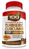 100 NATURALS Turmeric Curcumin